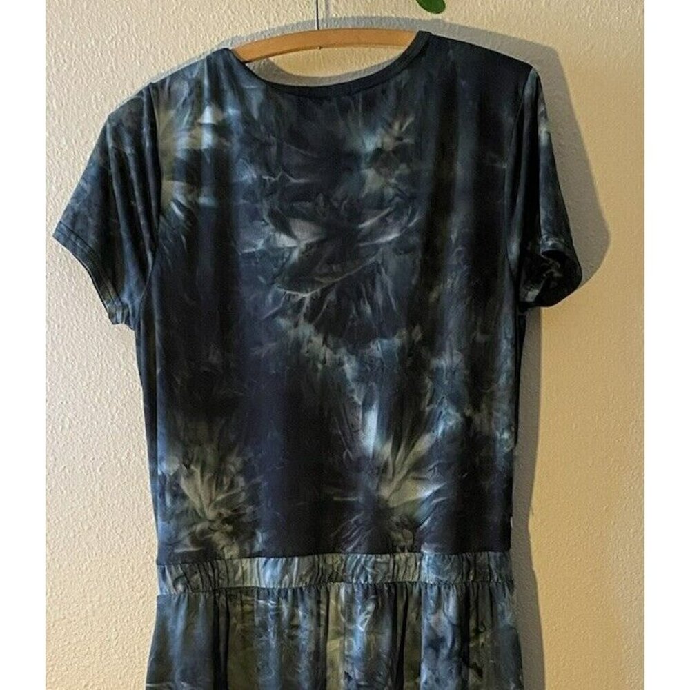 COPY - J for Justify Tie Dye Romper Jumpsuit Jogger 1X Black Henley Neckline Sh… - Picture 6 of 7